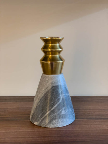 Castiçal Stone Gold