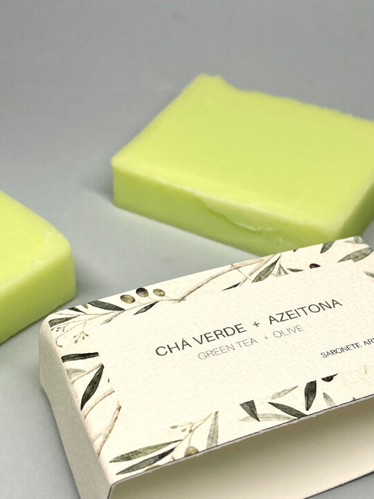 Green Tea + Olive Handmade Soap