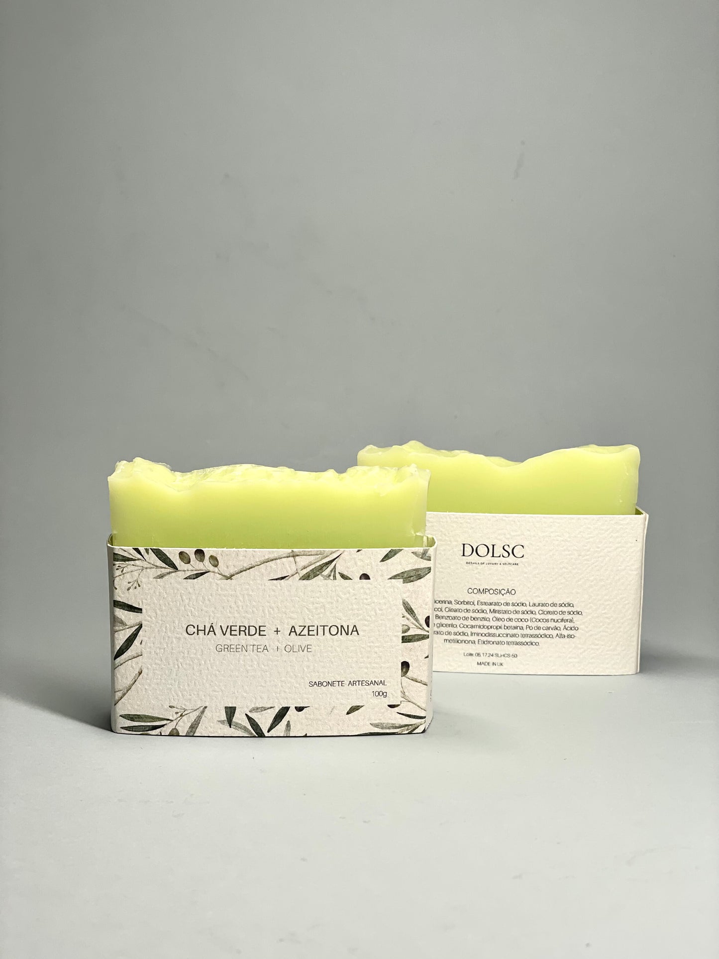 Sabonete Artesanal  Chá Verde + Azeitona