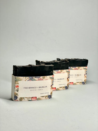 Sabonete Artesanal Figo Branco + Baunilha