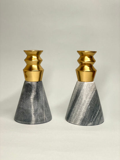 Castiçal Stone Gold