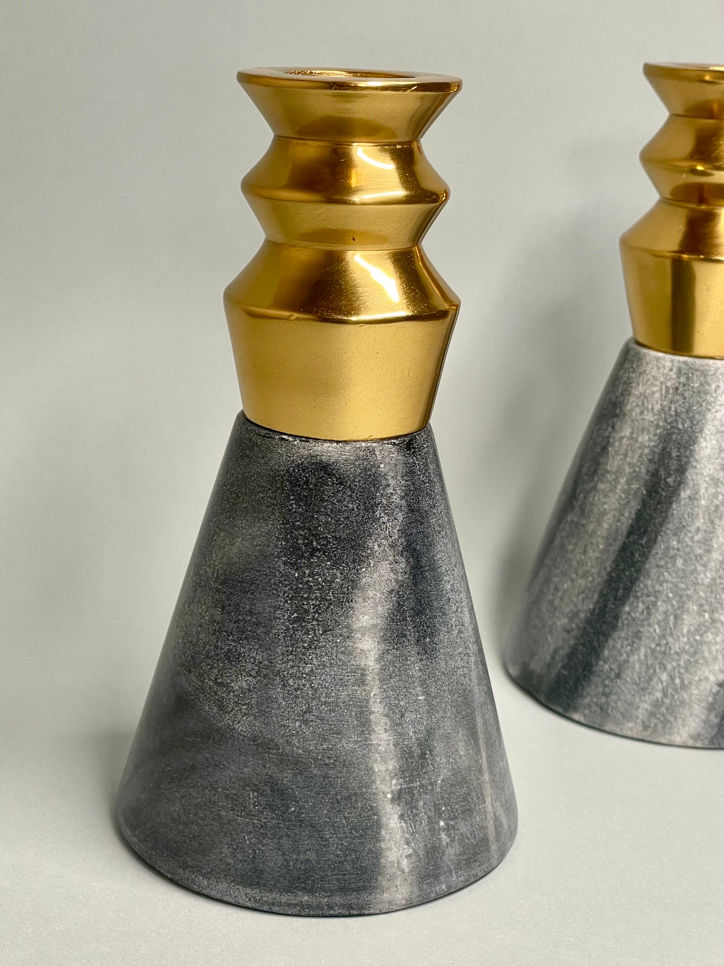 Castiçal Stone Gold