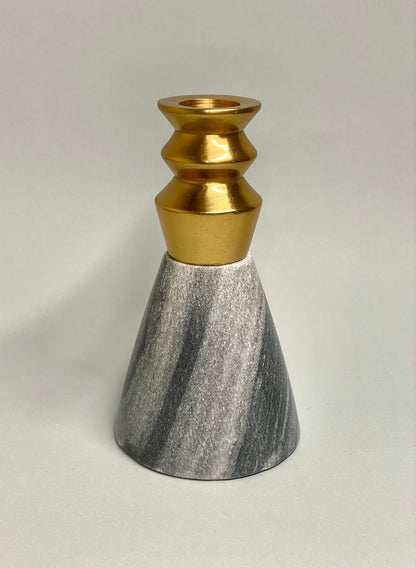 Castiçal Stone Gold